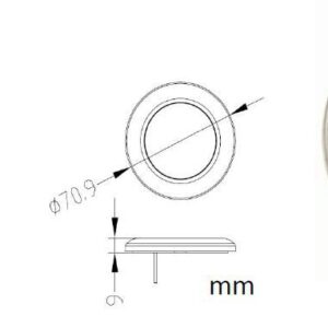 ΠΛΑΦΟΝΙΕΡΑ LED INOX ΕΞΩΤΕΡΙΚΗ - Image 1